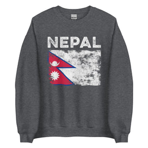 Nepal Flag Sweatshirt