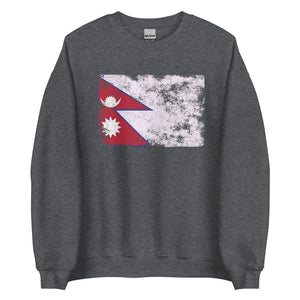 Nepal Flag Sweatshirt