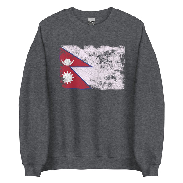 Nepal Flag Sweatshirt
