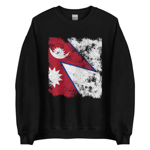 Nepal Flag Sweatshirt