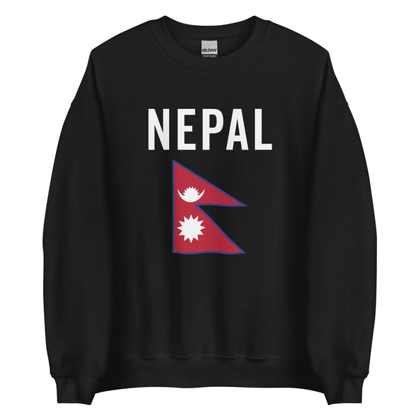 Nepal Flag Sweatshirt