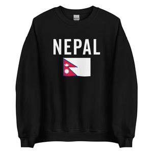 Nepal Flag Sweatshirt