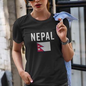 Nepal Flag T-Shirt