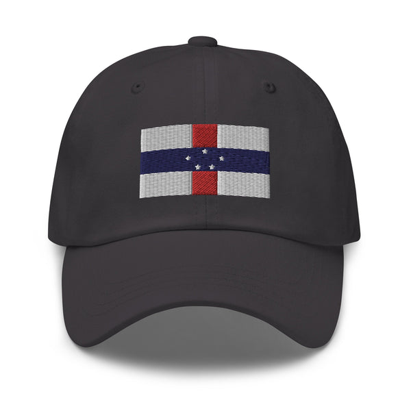 Netherlands Antilles Flag Cap - Adjustable Embroidered Dad Hat