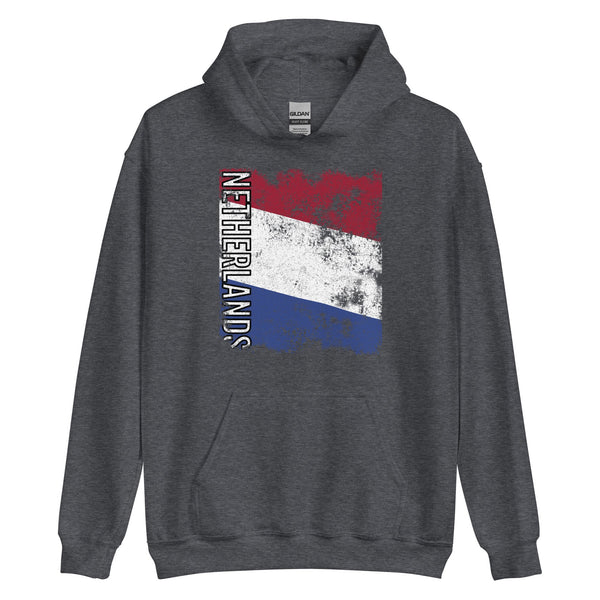 Netherlands Antilles Flag - Distressed Flag Hoodie