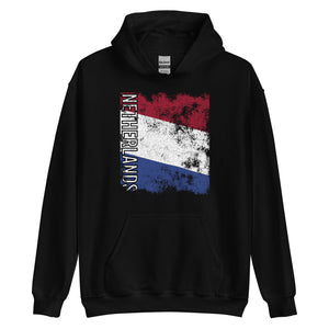 Netherlands Antilles Flag - Distressed Flag Hoodie