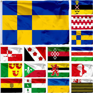 Netherlands City Flags - Dutch Municipality Flags - 90x150cm(3x5ft) - 60x90cm(2x3ft)