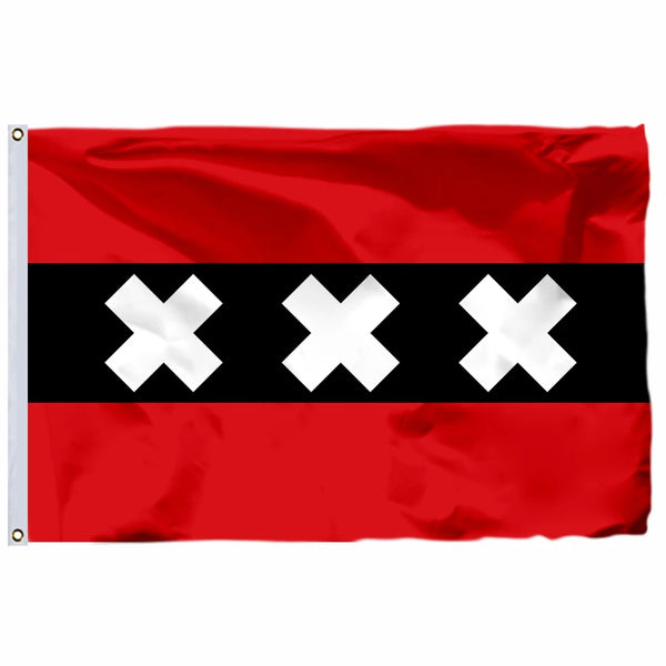Netherlands City and Municipal Flags - 90x150cm(3x5ft) - 60x90cm(2x3ft)