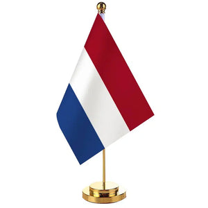 Netherlands Desk Flag - Small Office Table Flag