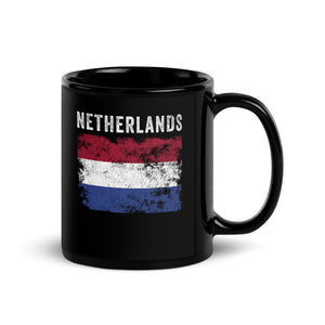 Netherlands Flag Distressed - Dutch Flag Mug