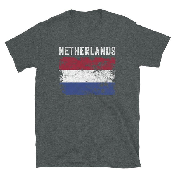 Netherlands Flag Distressed - Dutch Flag T-Shirt