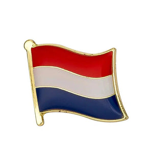 Netherlands Flag Lapel Pin - Enamel Pin Flag