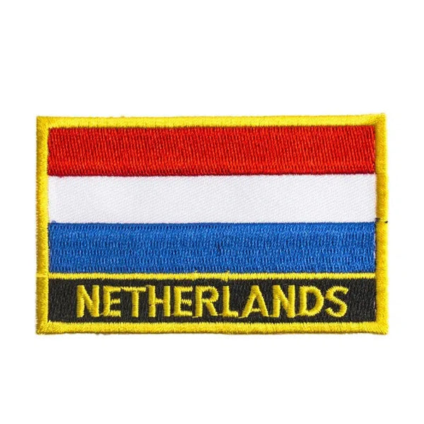 Netherlands Flag Patch - Sew On/Iron On Patch