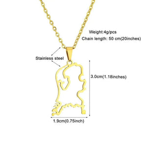 Netherlands Map Necklace