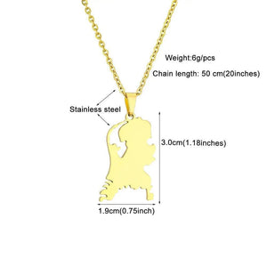 Netherlands Map Necklace
