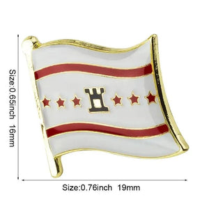 Netherlands Province Flag Lapel Pin Collection - Enamel Pin Flag