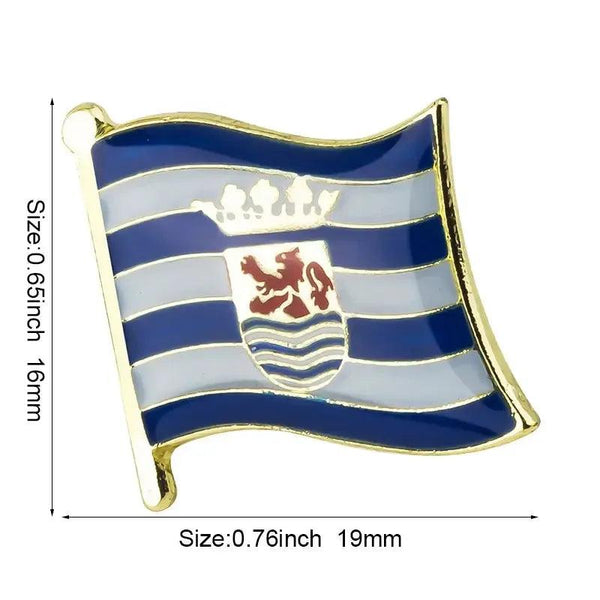 Netherlands Province Flag Lapel Pin Collection - Enamel Pin Flag