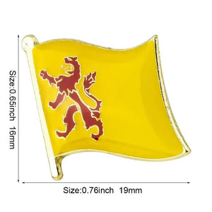Netherlands Province Flag Lapel Pin Collection - Enamel Pin Flag