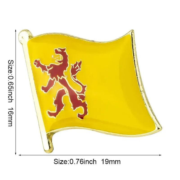 Netherlands Province Flag Lapel Pin Collection - Enamel Pin Flag