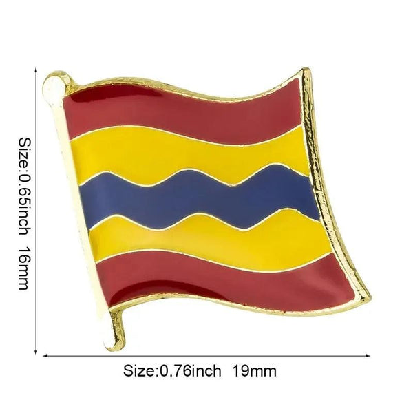 Netherlands Province Flag Lapel Pin Collection - Enamel Pin Flag