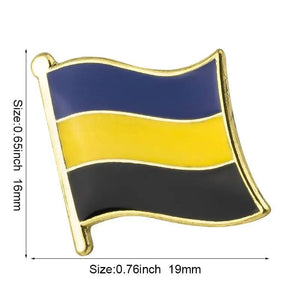 Netherlands Province Flag Lapel Pin Collection - Enamel Pin Flag