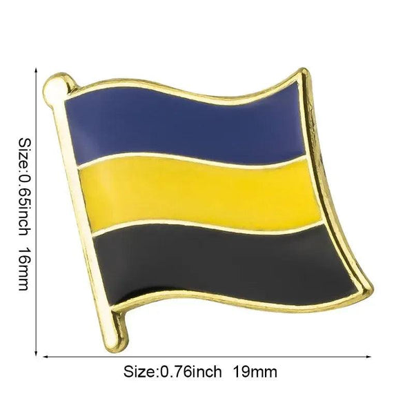 Netherlands Province Flag Lapel Pin Collection - Enamel Pin Flag