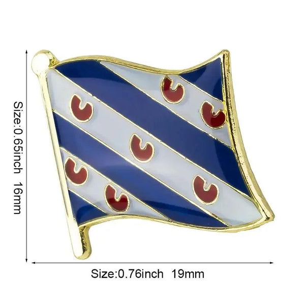 Netherlands Province Flag Lapel Pin Collection - Enamel Pin Flag