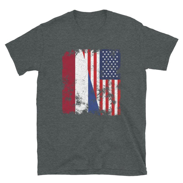 Netherlands USA Flag - Half American T-Shirt