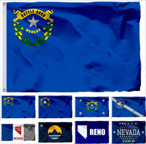 Nevada Flags - 90x150cm(3x5ft) - 60x90cm(2x3ft)