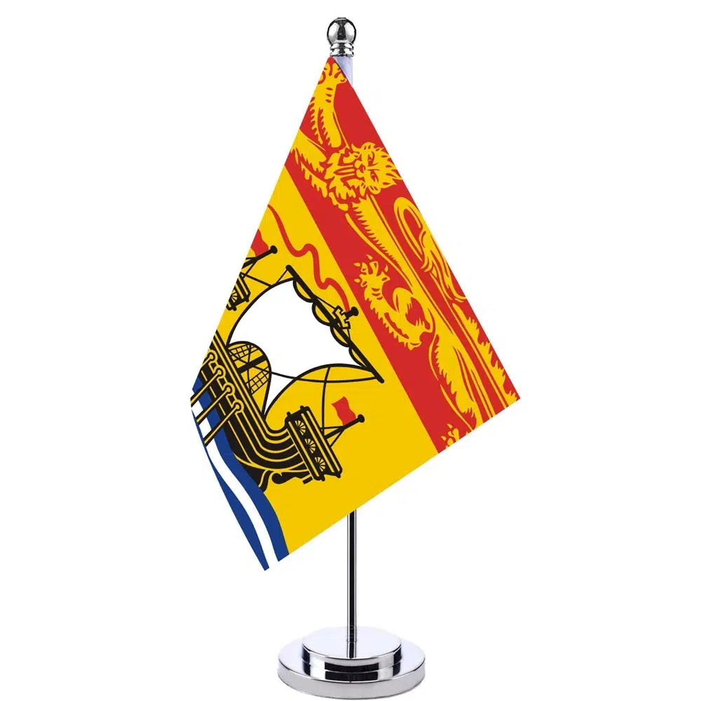 New Brunswick Desk Flag - Small Office Table Flag