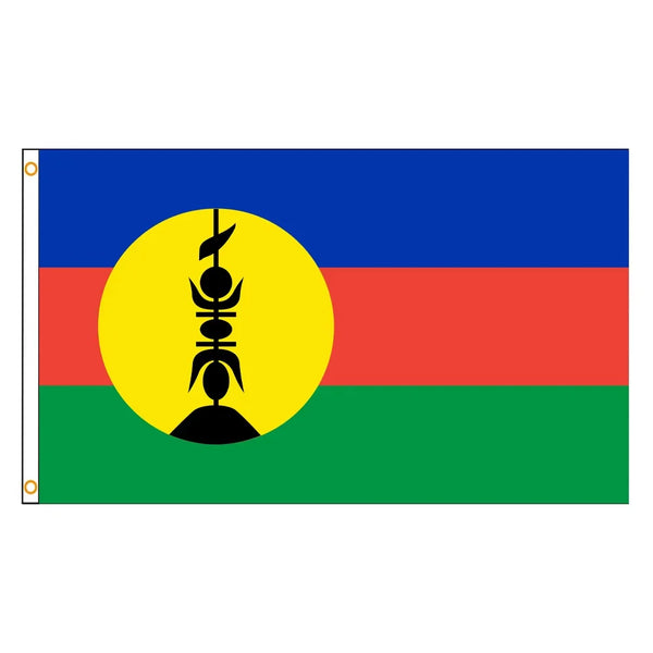 New Caledonia Flag - 90x150cm(3x5ft) - 60x90cm(2x3ft)