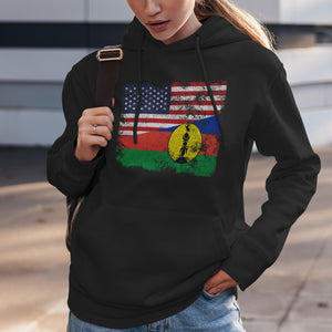 New Caledonia USA Flag Hoodie
