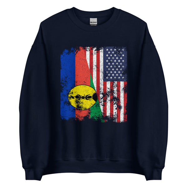 New Caledonia USA Flag Sweatshirt