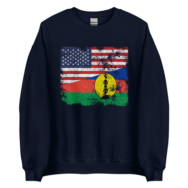 New Caledonia USA Flag Sweatshirt