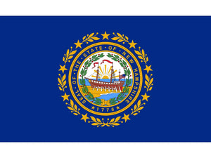 New Hampshire State Flag - 90x150cm(3x5ft) - 60x90cm(2x3ft)