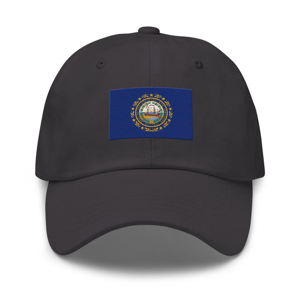 New Hampshire State Flag Cap - Adjustable Embroidered Dad Hat