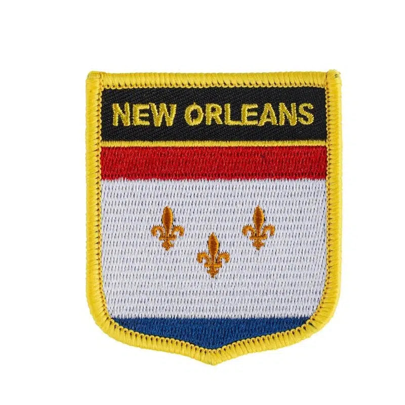 New Orleans Flag Patch - Sew On/Iron On Patch