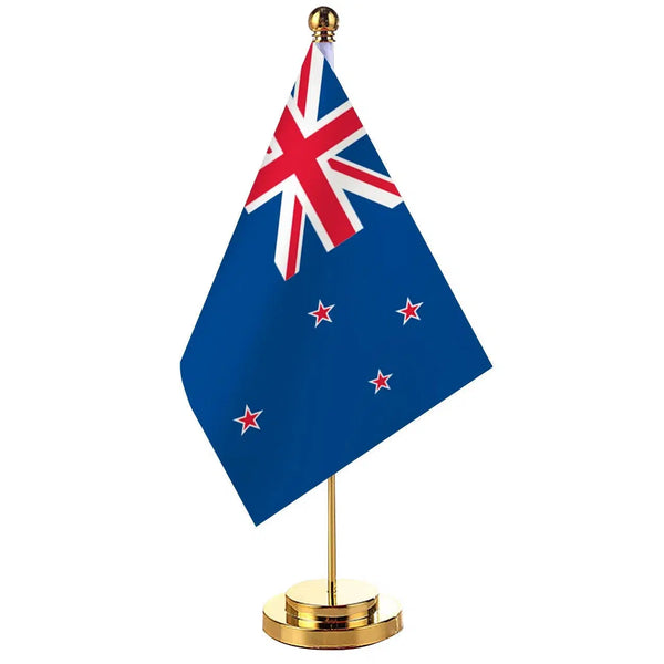 New Zealand Desk Flag - Small Office Table Flag