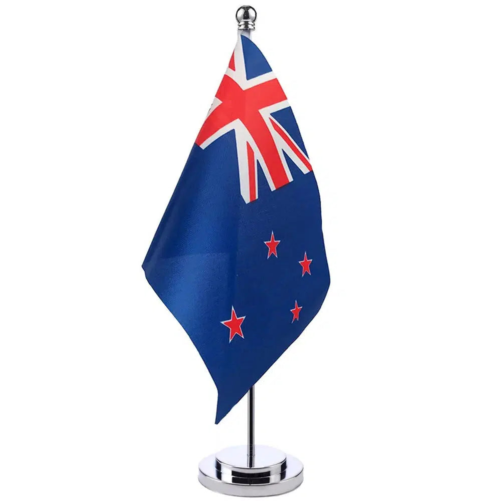 New Zealand Desk Flag - Small Office Table Flag