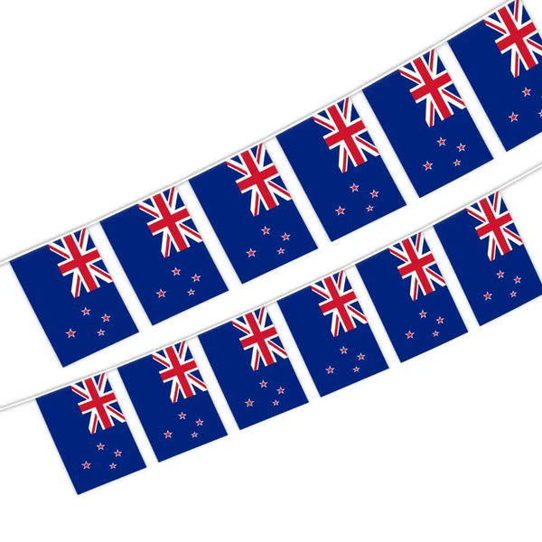 New Zealand Flag Bunting Banner - 20Pcs
