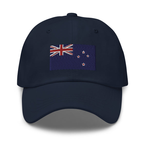 New Zealand Flag Cap - Adjustable Embroidered Dad Hat