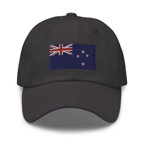 New Zealand Flag Cap - Adjustable Embroidered Dad Hat