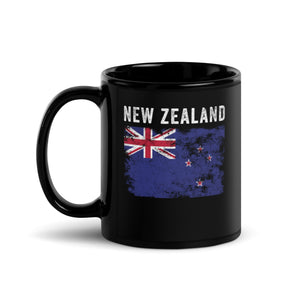 New Zealand Flag Distressed Mug