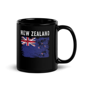 New Zealand Flag Distressed Mug