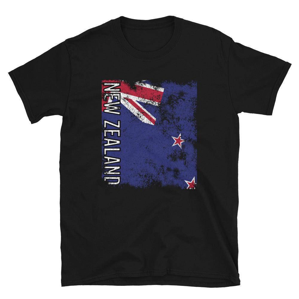 New Zealand Flag Distressed T-Shirt