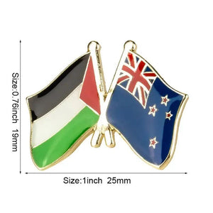 New Zealand Flag Lapel Pin Collection - Enamel Pin Flag