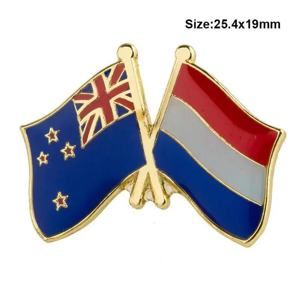 New Zealand Flag Lapel Pin Collection - Enamel Pin Flag