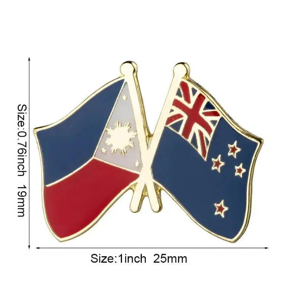 New Zealand Flag Lapel Pin Collection - Enamel Pin Flag