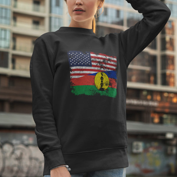 New Caledonia USA Flag Sweatshirt