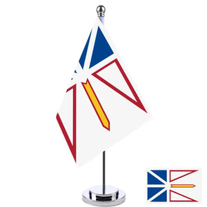 Newfoundland & Labrador Desk Flag - Small Office Table Flag